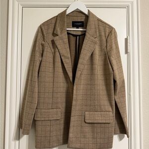 Liverpool Beige Checkered Blazer